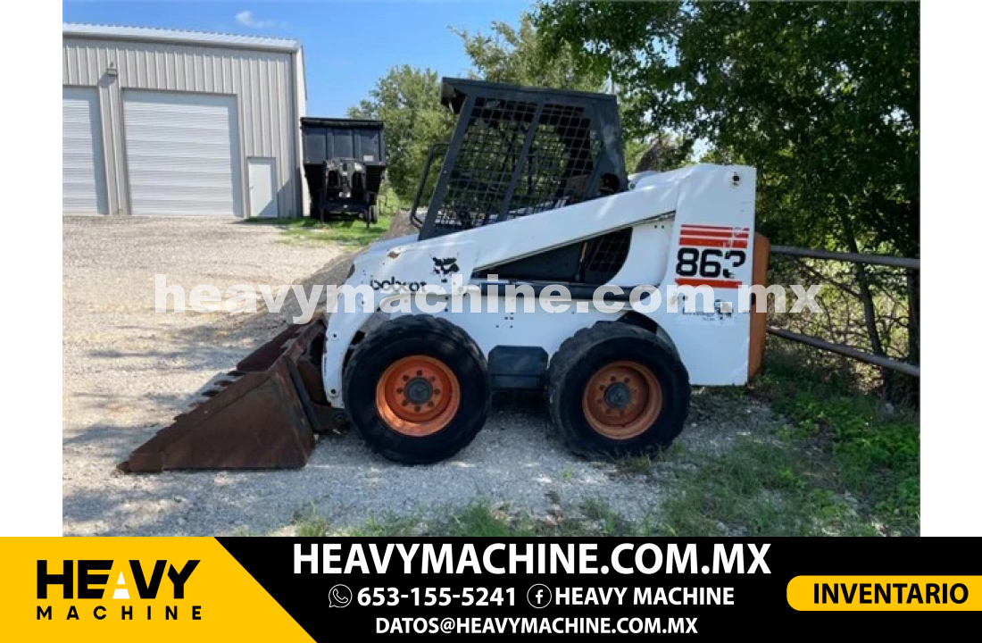 Maquinaria Pesada Mini Cargador 2005 BOBCAT 863